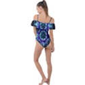 Round Wreath Frill Detail One Piece Swimsuit View2