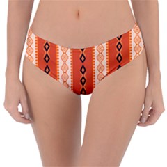 Geometrical Geometric Pattern Reversible Classic Bikini Bottoms by Sabxi