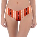 Geometrical Geometric Pattern Reversible Classic Bikini Bottoms View1