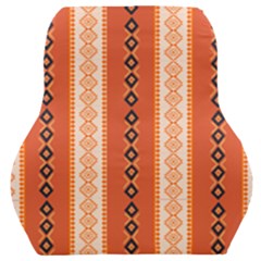 Geometrical Geometric Pattern Car Seat Back Cushion  by Sabxi