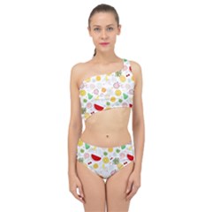 Pattern Seamless Texture Fruit Spliced Up Two Piece Swimsuit by Sabxi