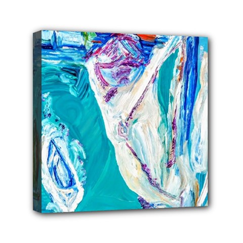 Seascape Mini Canvas 6  X 6  (stretched) by bestdesignintheworld