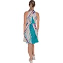 seascape Sleeveless Halter Neck A-Line Dress View4