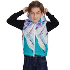 Seascape Kids  Stylish Hooded Puffer Vest by bestdesignintheworld