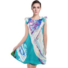 Seascape Tie Up Tunic Dress by bestdesignintheworld