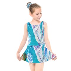 Seascape Kids  Skater Dress Swimsuit by bestdesignintheworld