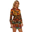 Image Womens Long Sleeve Shirt Dress View3