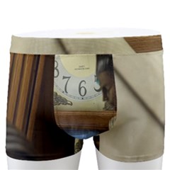 Clock And Lady Men s Boxer Briefs by bestdesignintheworld