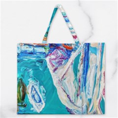 Sailing Boat Zipper Large Tote Bag by bestdesignintheworld