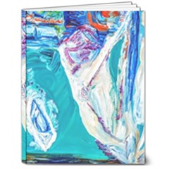 Sailing Boat 7  X 9  Softcover Notebook by bestdesignintheworld