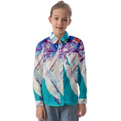 Sailing Boat Kids  Long Sleeve Shirt by bestdesignintheworld