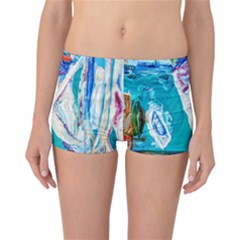 Sailing Boat Reversible Boyleg Bikini Bottoms by bestdesignintheworld