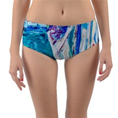 Sailing Boat Reversible Mid-waist Bikini Bottoms by bestdesignintheworld