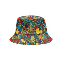 Shapes Pattern Inside Out Bucket Hat (kids) by Posterlux