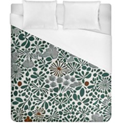 Retro Scandinavian Nordic Flowers Pattern 5 Duvet Cover (california King Size) by violetheavensky