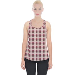 Retro 60s 50s Plaid Pattern 2 Piece Up Tank Top by violetheavensky