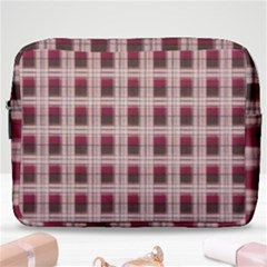 Retro 60s 50s Plaid Pattern 2 Make Up Pouch (large) by violetheavensky