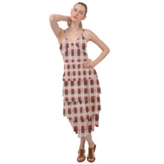 Retro 60s 50s Plaid Pattern 2 Layered Bottom Dress by violetheavensky