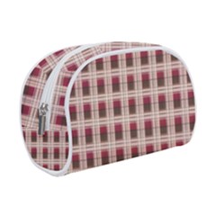 Retro 60s 50s Plaid Pattern 2 Make Up Case (small) by violetheavensky