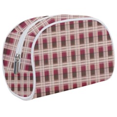 Retro 60s 50s Plaid Pattern 2 Make Up Case (medium) by violetheavensky