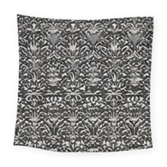 Gothic Leaf Pattern 2 Square Tapestry (large) by violetheavensky