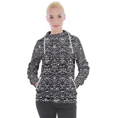 Gothic Leaf Pattern 2 Women s Hooded Pullover by violetheavensky