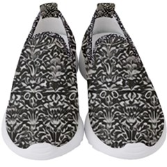 Gothic Leaf Pattern 2 Kids  Slip On Sneakers by violetheavensky