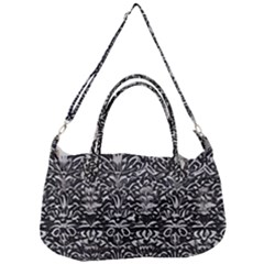 Gothic Leaf Pattern 2 Removable Strap Handbag by violetheavensky