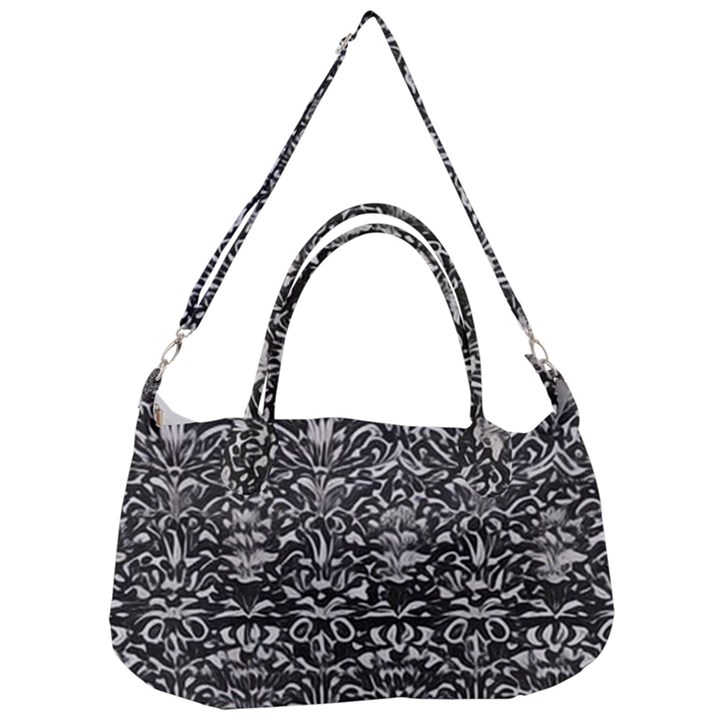 Gothic Leaf Pattern 2 Removable Strap Handbag