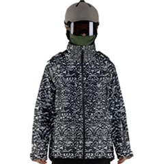 Gothic Leaf Pattern 2 Men s Zip Ski And Snowboard Waterproof Breathable Jacket by violetheavensky