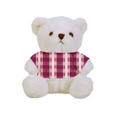 Retro 60s 50s Plaid Pattern 4 Full Print Cuddly Teddy Bear by violetheavensky