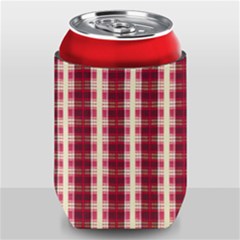 Retro 60s 50s Plaid Pattern 4 Can Holder by violetheavensky