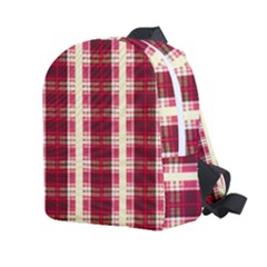 Retro 60s 50s Plaid Pattern 4 Kids  Age 2-4 Lightweight Preschool Backpack by violetheavensky