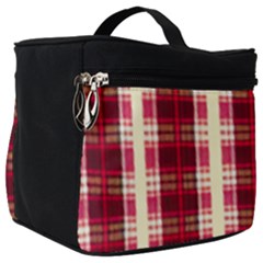 Retro 60s 50s Plaid Pattern 4 Make Up Travel Bag (big) by violetheavensky