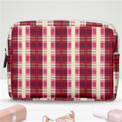 Retro 60s 50s Plaid Pattern 4 Make Up Pouch (medium) by violetheavensky