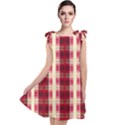 Retro 60s 50s Plaid Pattern 4 Tie Up Tunic Dress View1