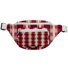 Retro 60s 50s Plaid Pattern 4 Fanny Pack by violetheavensky