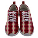 Retro 60s 50s Plaid Pattern 4 Women Athletic Shoes View1