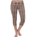 Retro 60s 50s Plaid Pattern 3 Capri Yoga Leggings View1