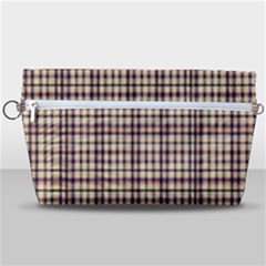 Retro 60s 50s Plaid Pattern 3 Handbag Organizer by violetheavensky