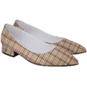 Retro 60s 50s Plaid Pattern 3 Women s Low Heels View3