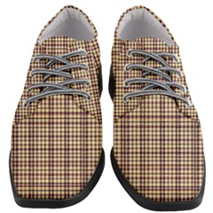 Retro 60s 50s Plaid Pattern 3 Women Heeled Oxford Shoes by violetheavensky