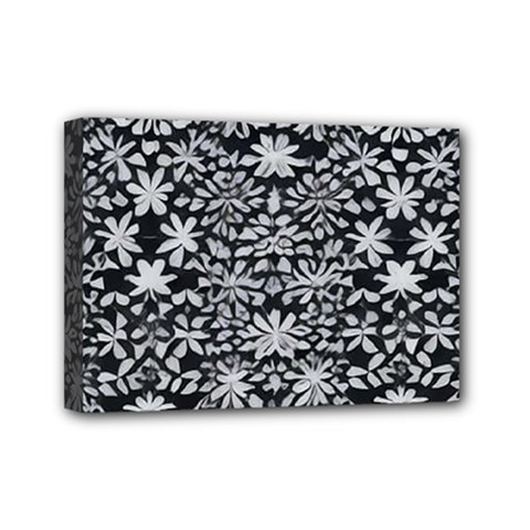 Gothic Leaf Pattern 3 Mini Canvas 7  X 5  (stretched) by violetheavensky