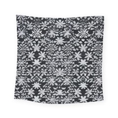 Gothic Leaf Pattern 3 Square Tapestry (small) by violetheavensky