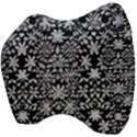 Gothic Leaf Pattern 3 Velour Head Support Cushion View4