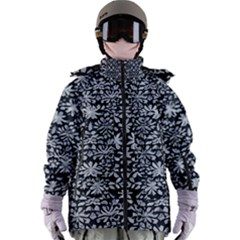 Gothic Leaf Pattern 3 Women s Zip Ski And Snowboard Waterproof Breathable Jacket by violetheavensky