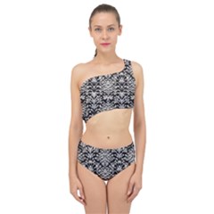 Gothic Leaf Pattern 4 Spliced Up Two Piece Swimsuit by violetheavensky