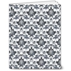 Gothic Leaf Pattern 7  X 9  Softcover Notebook by violetheavensky