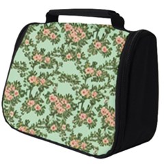 Retro 1880s Flowers Pattern 5 Full Print Travel Pouch (big) by violetheavensky