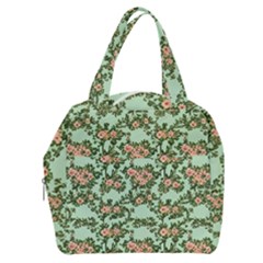 Retro 1880s Flowers Pattern 5 Boxy Hand Bag by violetheavensky